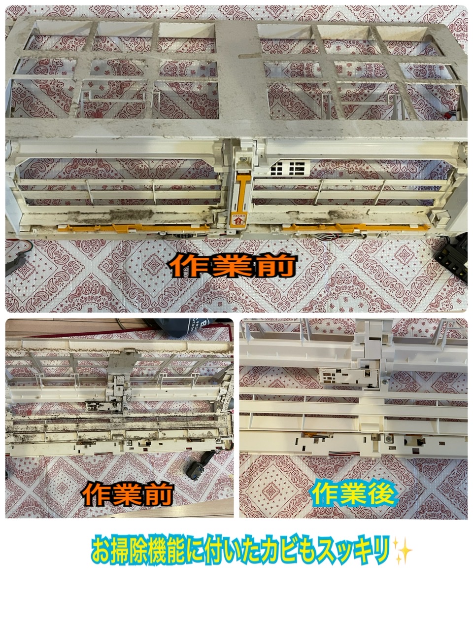 エアコンクリーニングお掃除機能